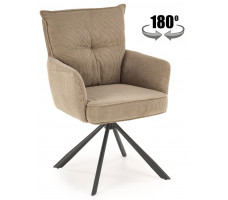 Стул HALMAR K528 капучино/черный