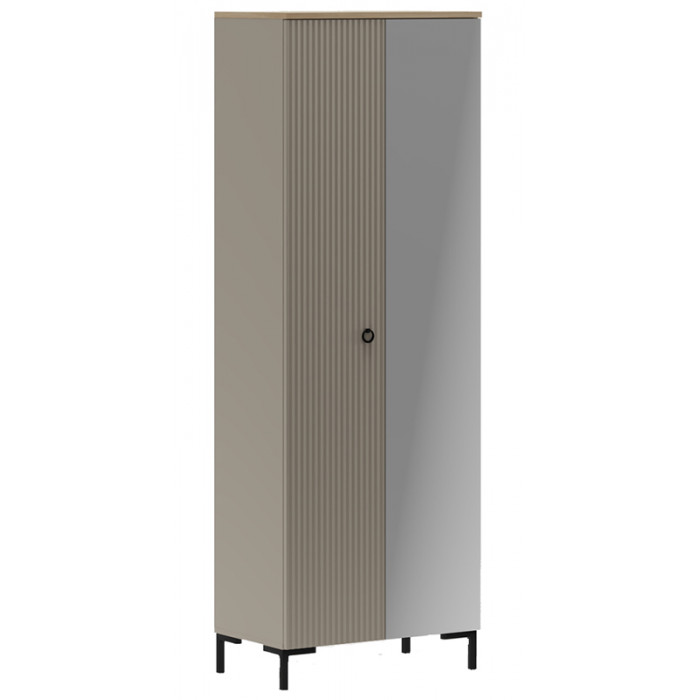 Шкаф Domenica SZF1D1L 70*41*199 глиняный серый
