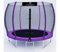 Батут с защитной сеткой Calviano 312 см - 10ft OUTSIDE master purple (фиолетовый)