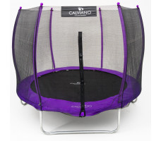 Батут с защитной сеткой Calviano 312 см - 10ft OUTSIDE master purple (фиолетовый)