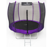 Батут с защитной сеткой Calviano 312 см - 10ft OUTSIDE master purple (фиолетовый)