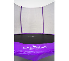 Батут с защитной сеткой Calviano 312 см - 10ft OUTSIDE master purple (фиолетовый)