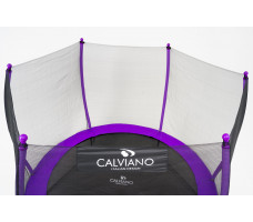 Батут с защитной сеткой Calviano 312 см - 10ft OUTSIDE master purple (фиолетовый)