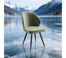Стул поворотный Michael-R1 360 d12 olive lux/черный
