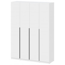 Шкаф NN Мебель ШК 5 (1600) белый текстурный