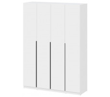 Шкаф NN Мебель ШК 5 (1600) белый текстурный