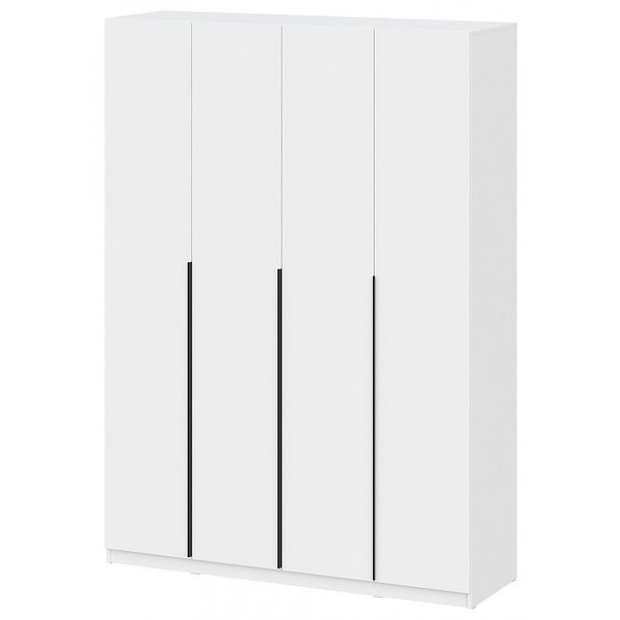 Шкаф NN Мебель ШК 5 (1600) белый текстурный