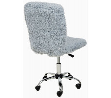 Кресло AksHome FLUFFY (флуффи) серый