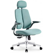 Кресло SitUp KWIN Green chrome (ткань Green/Green) Кресло SitUp KWIN Green chrome (ткань Green/Green)