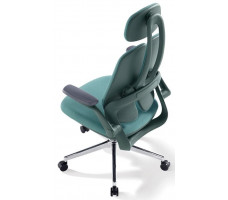 Кресло SitUp KWIN Green chrome (ткань Green/Green)