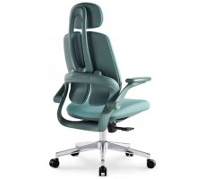 Кресло SitUp KWIN Green chrome (ткань Green/Green)