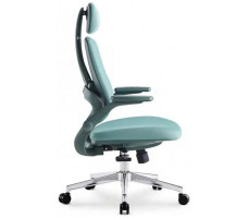 Кресло SitUp KWIN Green chrome (ткань Green/Green)