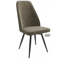 Стул поворотный Leonard M-R1 360 b05 latte lux/черный