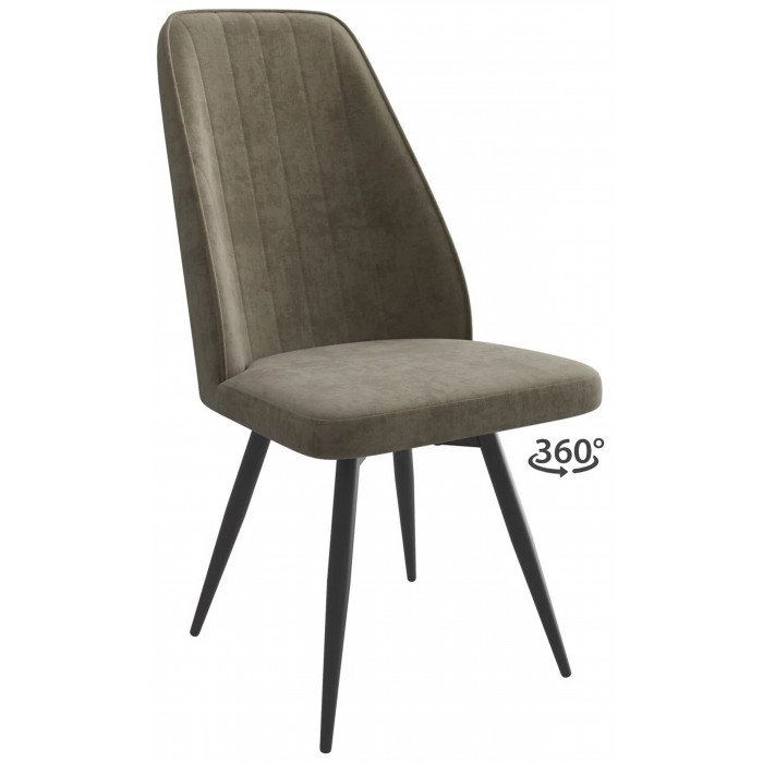 Стул поворотный Leonard M-R1 360 b05 latte lux/черный