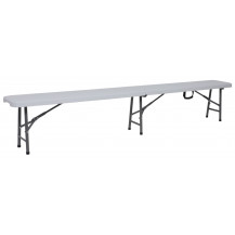 Скамья складная Akshome Bench AKS тип 2 240*30*43 белая Скамья складная Akshome Bench AKS тип 2 240*30*43 белая