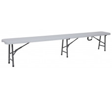 Скамья складная Akshome Bench AKS тип 2 240*30*43 белая