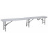 Скамья складная Akshome Bench AKS тип 2 240*30*43 белая
