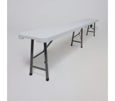 Скамья складная Akshome Bench AKS тип 2 240*30*43 белая