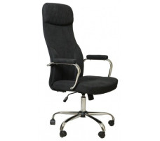 Кресло SitUp TUCSON chrome (ткань Black/Black)