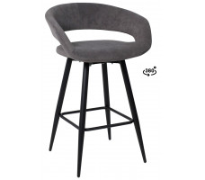 Стул барный BARNY-R 700 b28 antracite lux/черный