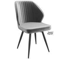 Стул поворотный Michael-R1 360 t11 smoky lux/черный