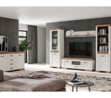 Комод Marselle KOM2D4S 166,5*45,5*90,5 ясень снежный/дуб сонома темный