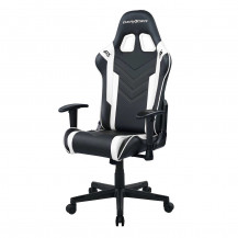Кресло DXRacer OH/P132/NW черный с белым