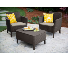 Набор садовой мебели Salemo Balcony set коричневый