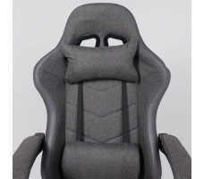 Кресло AksHome Turbo (Турбо) ткань серый