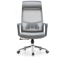 Кресло SitUp AURA (Аура) Grey chrome (сетка Grey/Grey)