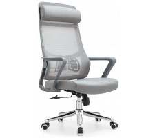 Кресло SitUp AURA (Аура) Grey chrome (сетка Grey/Grey)