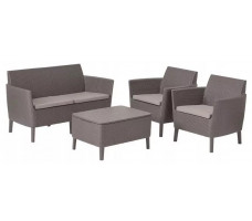 Набор садовой мебели Salemo 2-sofa set капучино