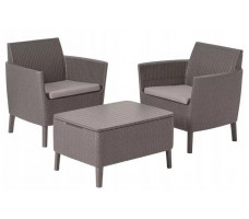 Набор садовой мебели Salemo 2-sofa set капучино