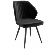 Стул поворотный Michael-R1 360 d24 black lux/черный