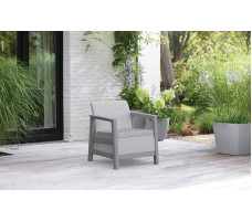 Комплект из двух кресел Scandi Linea Chair 2x светло-серый