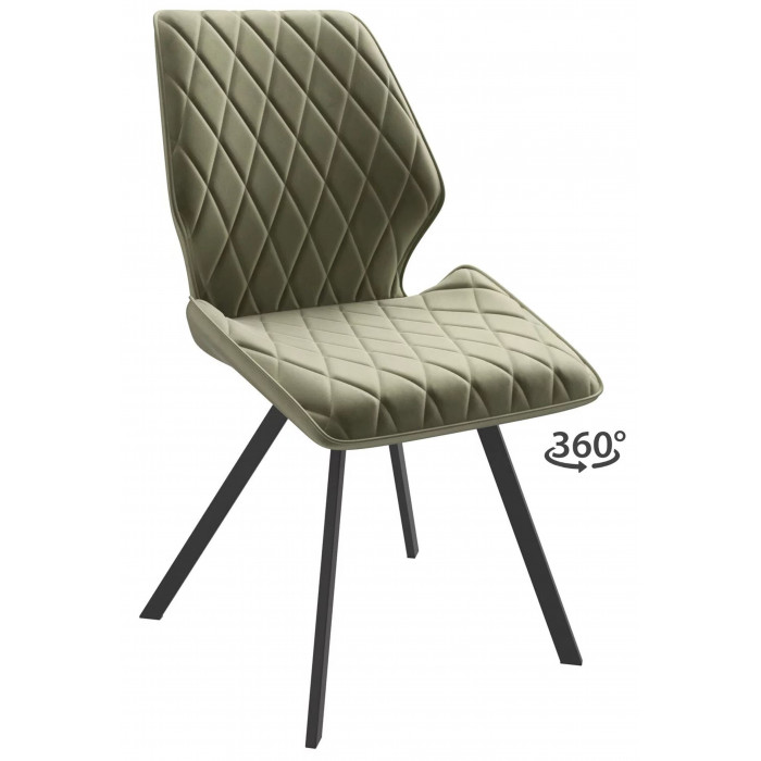 Стул поворотный Rafael-R d12 olive lux/черный