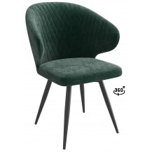Стул поворотный Rob-R1 b10 green lux/черный