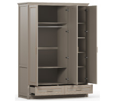Шкаф Classic SZF2D1L2S 163*62.5*231 глиняный серый