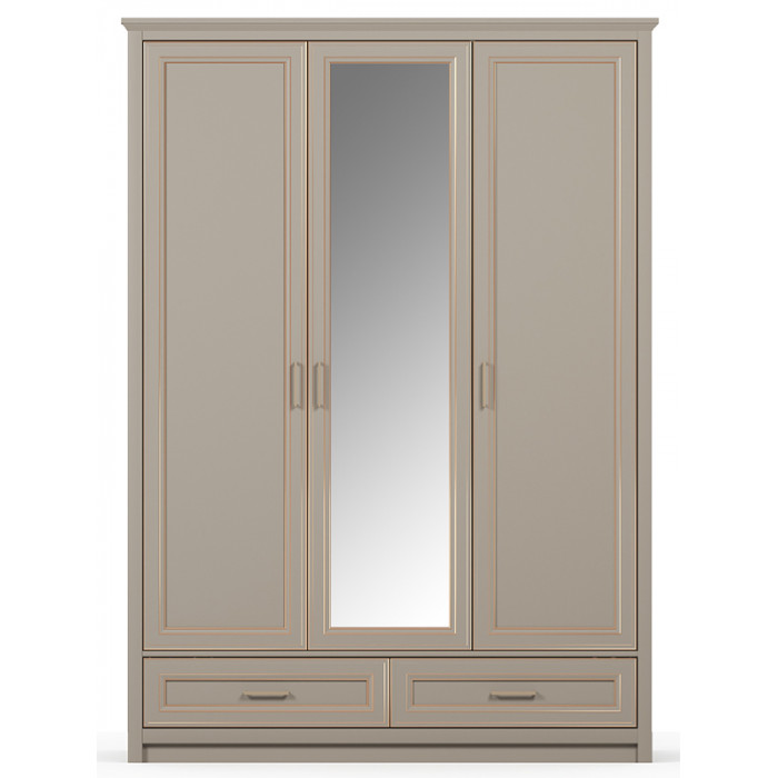 Шкаф Classic SZF2D1L2S 163*62.5*231 глиняный серый