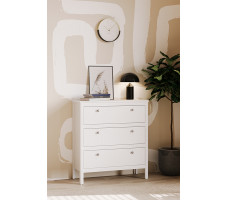 Комод Ewa KOM3S 90*37*98 белый