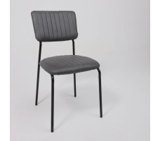 Стул AksHome Rain (Рейн) ткань темно-серый винтажный 878-202/черный