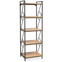 Стеллаж SIGNAL TABLO R5 60*40*180 дуб/темно-коричневый