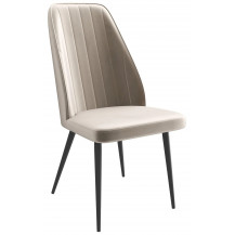 Стул Leonard M d07 pearl grey lux/черный Стул Leonard M d07 pearl grey lux/черный
