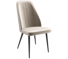 Стул Leonard M d07 pearl grey lux/черный
