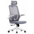 Кресло SitUp AMELIA A PL White (сетка Gray/ткань Gray)