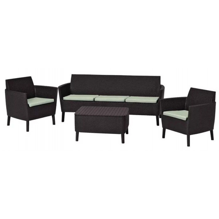 Набор садовой мебели Salemo 3-sofa set капучино