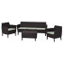 Набор садовой мебели Salemo 3-sofa set капучино