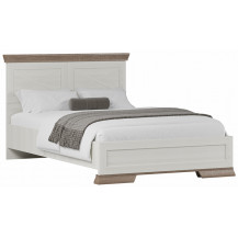 Кровать Marselle LOZ120х200 М 120*200 ясень снежный/дуб сонома темный (с металлическим основанием)
