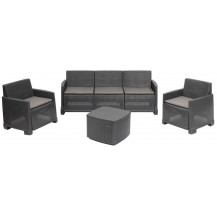 Комплект садовой мебели ProGarden Garda set черный