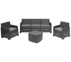 Комплект садовой мебели ProGarden Garda set черный